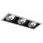Foco Kardan PRO2 empotrar para 3 Lámpara AR111/QR111 Blanco, Gris ó Negro H182mm